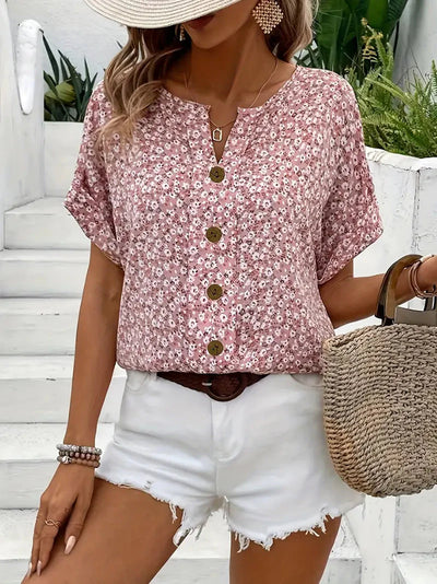 Lisa | Stilig sommertopp med knapper