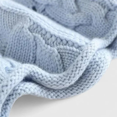 Strikket genser i ullblanding